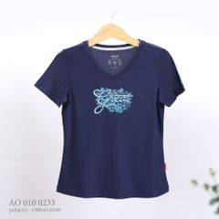 Áo thun nữ tay ngắn chất nhung lạnh 010p 0233