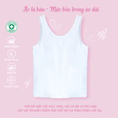 Combo 02 áo lá học sinh kháng khuẩn cấp 3 chất liệu cotton compacts 029p 8937