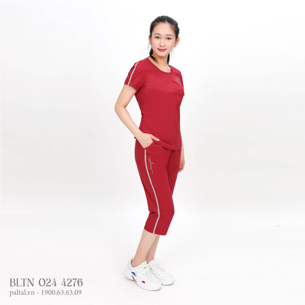 Đồ bộ nữ mặc nhà kiểu quần lửng tay ngắn cotton 024p 4276