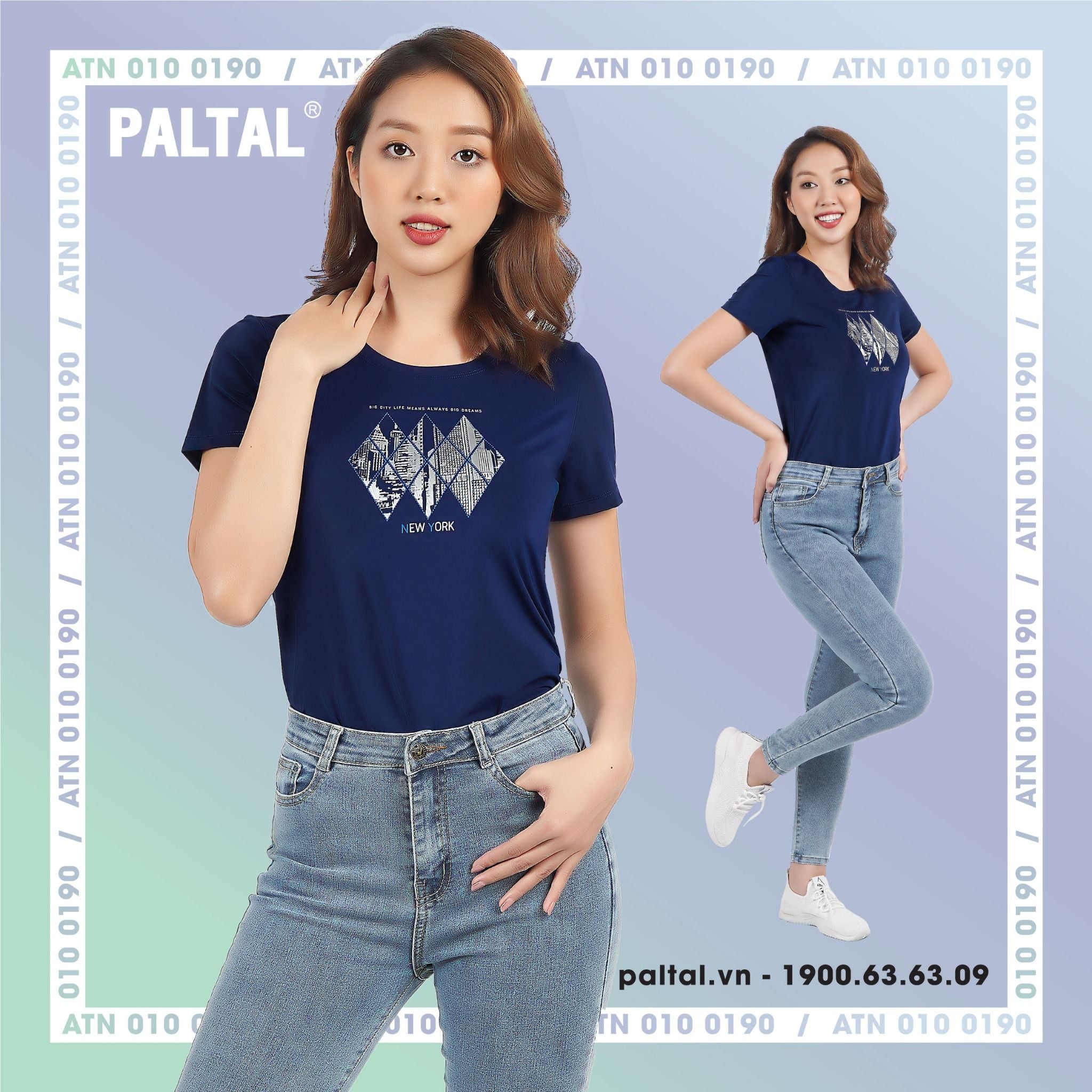 Áo thun nữ tay ngắn chất nhung lạnh 010p 0190