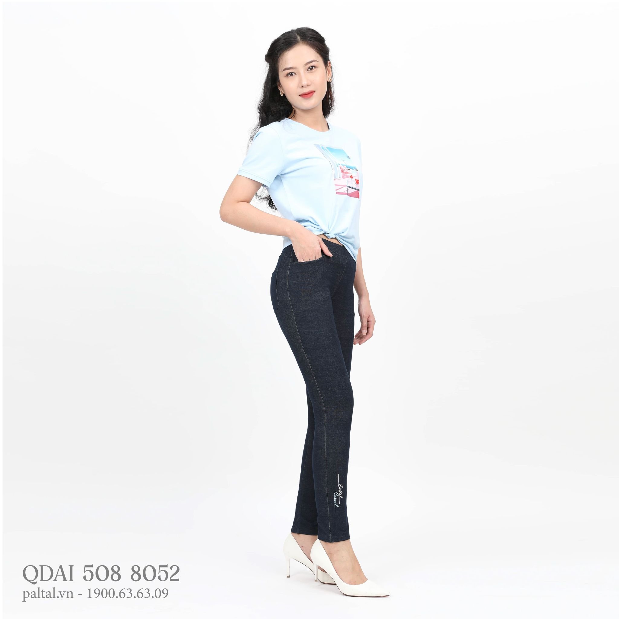 Quần chất jean ống dài 508p 8052