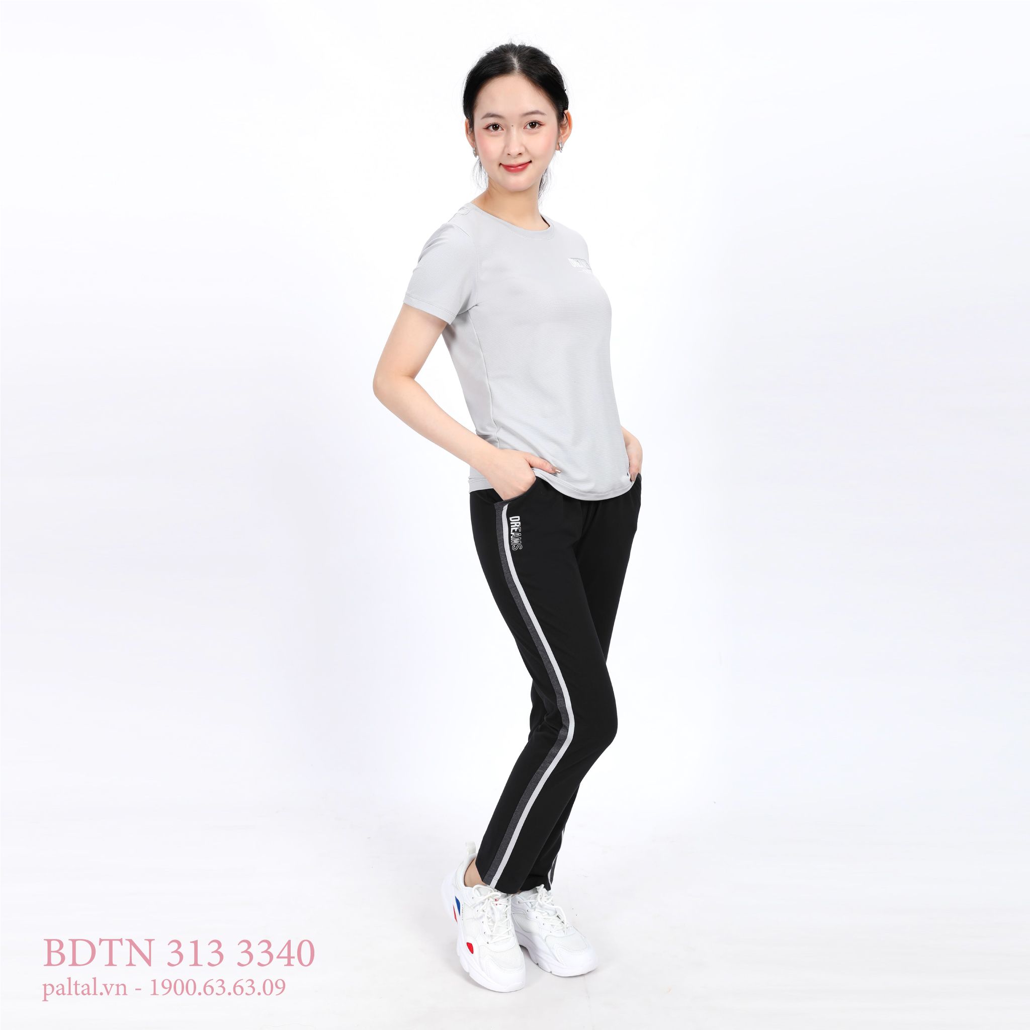 Set đồ bộ nữ kiểu quần dài tay ngắn chất poly cát 313p 3340