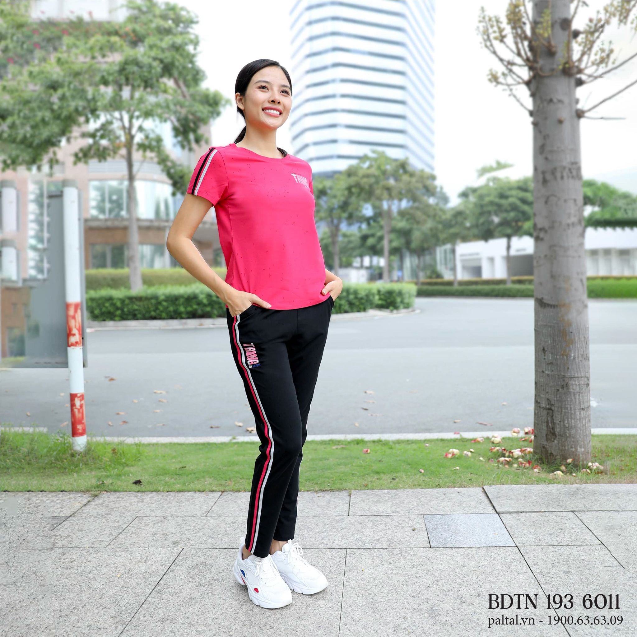 Set đồ bộ nữ kiểu quần dài tay ngắn 193p 6011