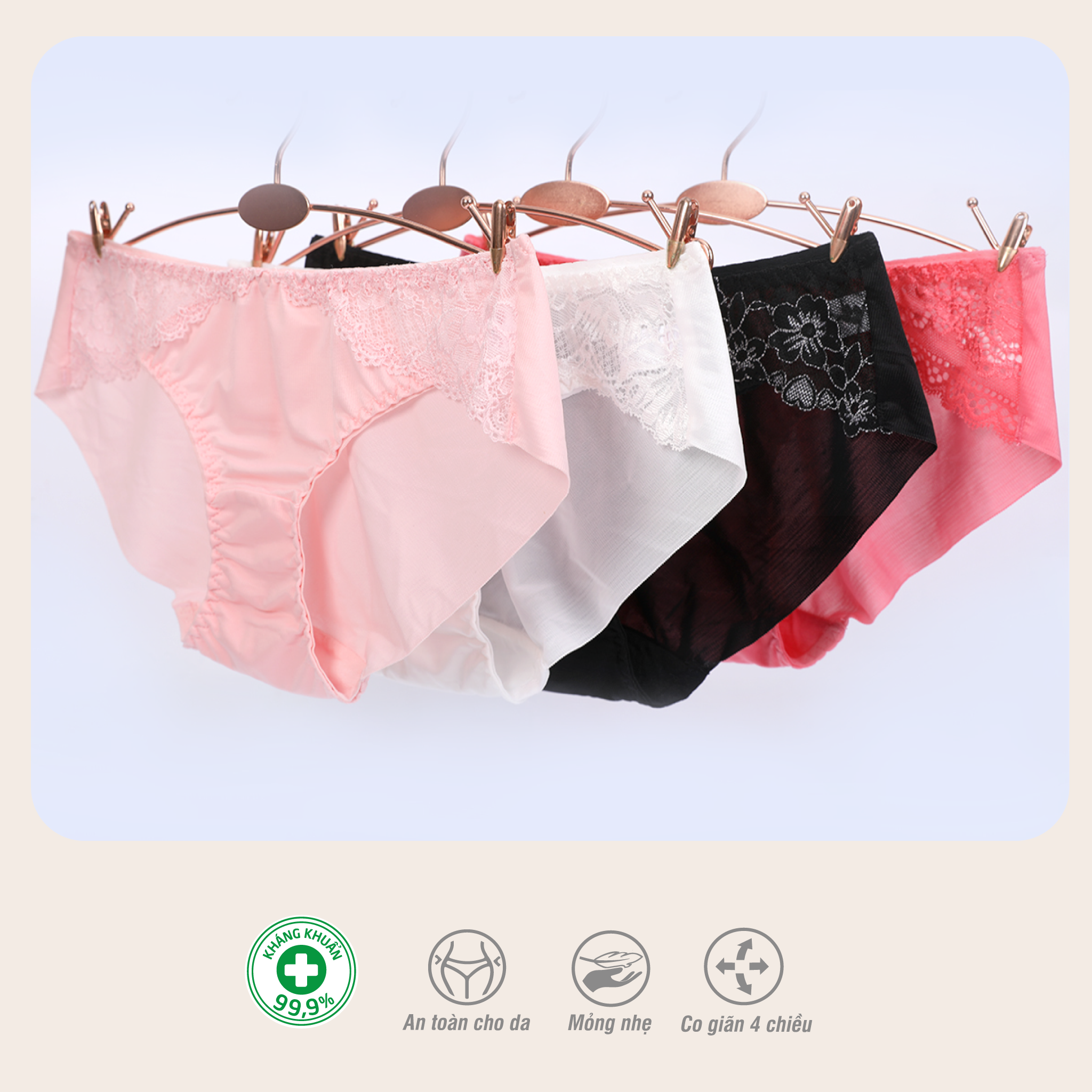 Combo 02-06-10 quần lót nữ chất thun lạnh siêu bền 017p 7369