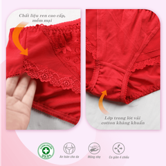 Quần lót nữ chất voal lưới 077p 7121