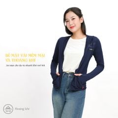 ..Áo khoác nữ chống nắng, chống UV chất poly thái 311p 1291