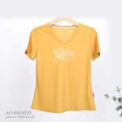 Áo thun nữ tay ngắn chất nhung lạnh 010p 0233