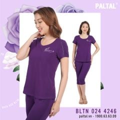 Set đồ bộ nữ kiểu quần lửng tay ngắn chất cotton siêu mát 024p 4246