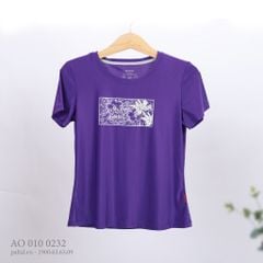 Áo thun nữ tay ngắn chất nhung lạnh 010p 0232