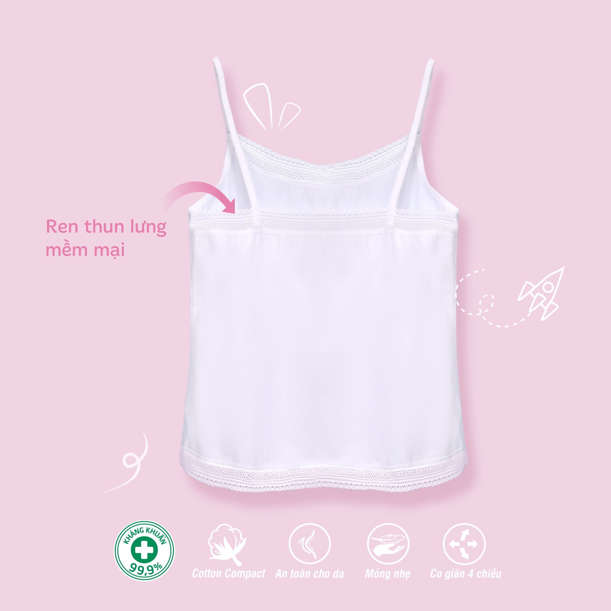 Áo lá học sinh - cotton compact mỏng nhẹ 029p 8881