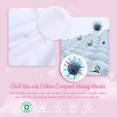 Combo 02 áo lá học sinh kháng khuẩn cấp 3 chất liệu cotton compacts 029p 8937