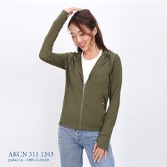 Áo khoác nữ chống nắng, chống UV chất poly mắc lưới siêu thoáng khí 311p 1243