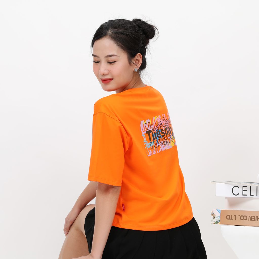 Áo thun nữ form vuông thời trang cotton cao cấp 190p 1322