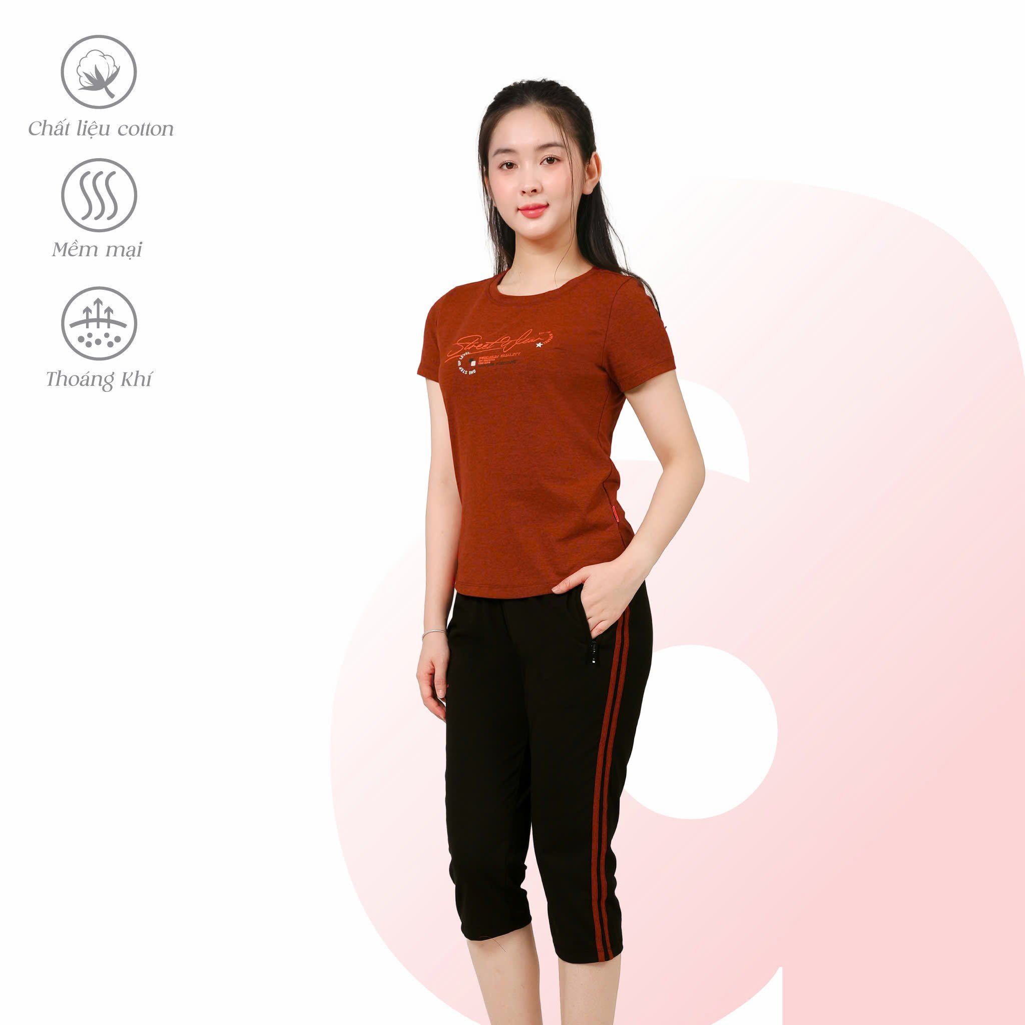 Set đồ bộ nữ kiểu quần lửng tay ngắn chất cotton siêu mát 194p 4289