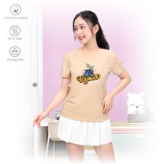 Áo thun tay ngắn form suông cotton 020p 0824