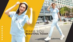 Áo thun nữ tay ngắn chất melan 050p 0023