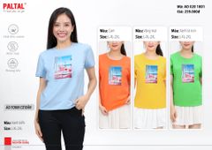Áo thun nữ tay ngắn chất cotton siêu mát form basic 020p 1801
