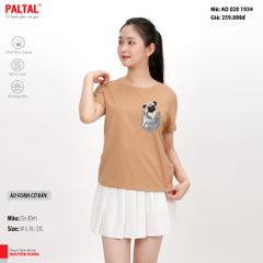 Áo thun tay ngắn form cơ bản cotton 020p 1934