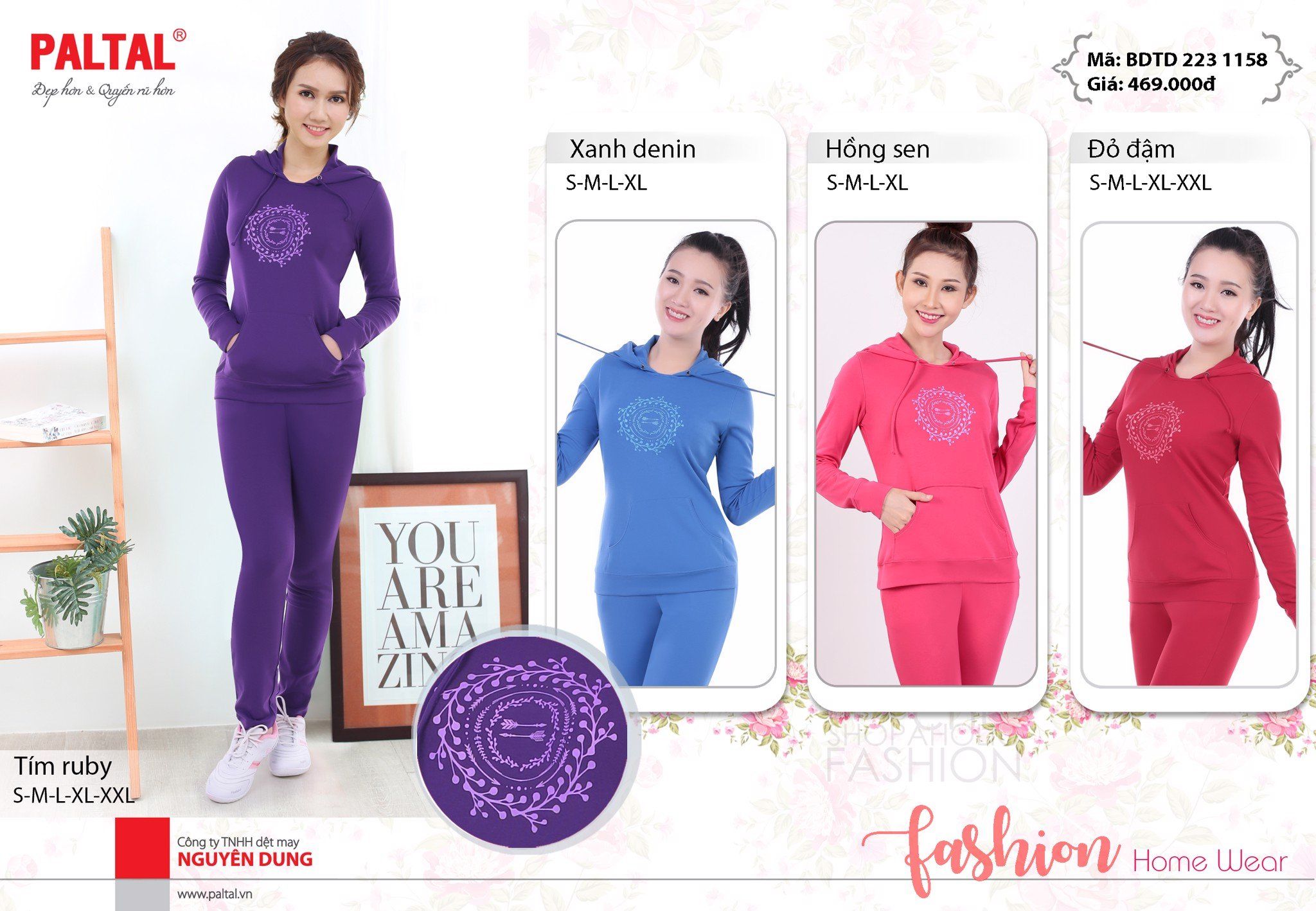 Bộ nữ thể thao tập gym, yoga kiểu quần dài tay dài chất rib cotton cvc mát 223p 1158