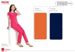 Đồ bộ mặc nhà nữ kiểu quần dài tay ngắn cotton 023p 3248