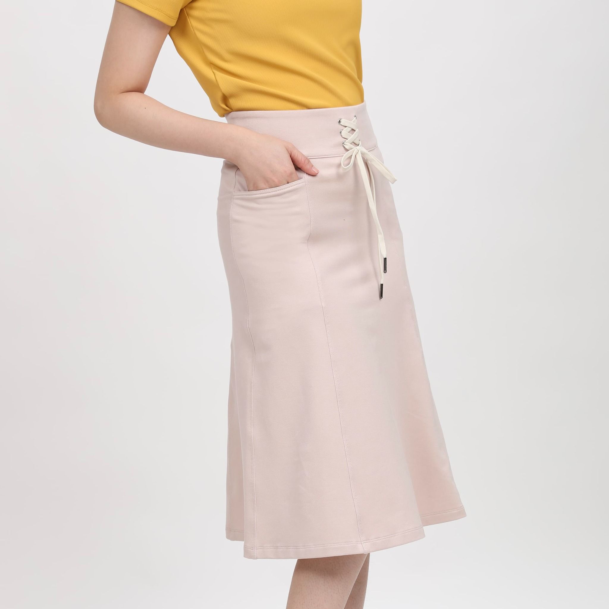 Chân váy dài chất jean thun 502p 8059
