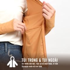 Áo khoác nữ chống nắng, chống UV chất poly cát 311p 1267