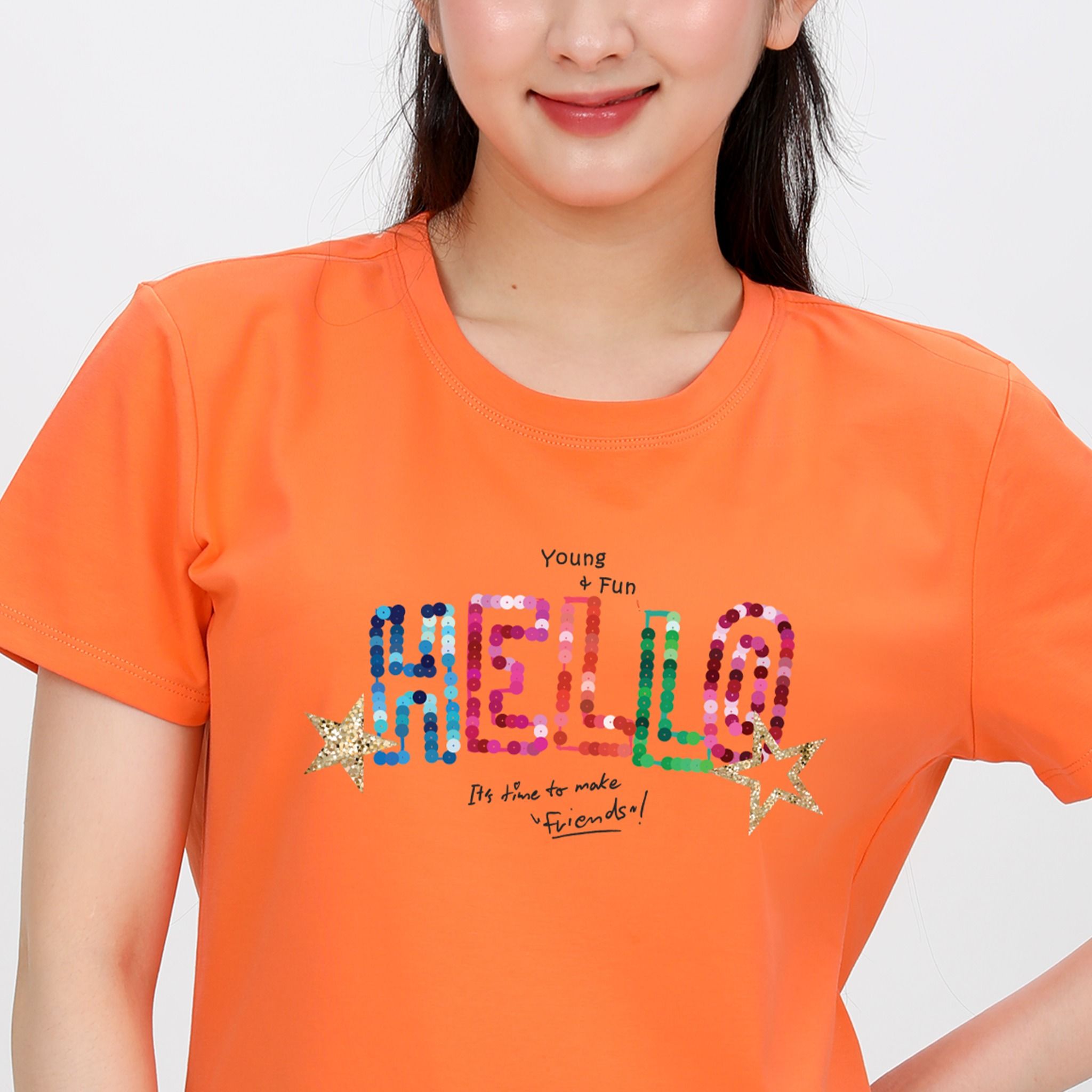 Áo thun nữ tay ngắn form suông chất cotton siêu mát 020p 0842
