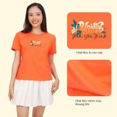 Áo Thun Tay Ngắn Cổ Tròn Form cơ bản Cotton 020p 0348