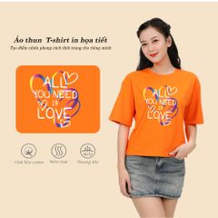 Áo thun nữ tay ngắn chất cotton siêu mát Form Vuông 190p 0329