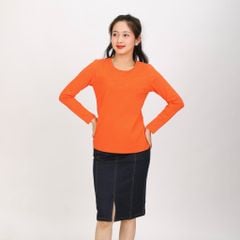 Áo Thun Tay Dài Cổ Tròn Cotton 020p 0263