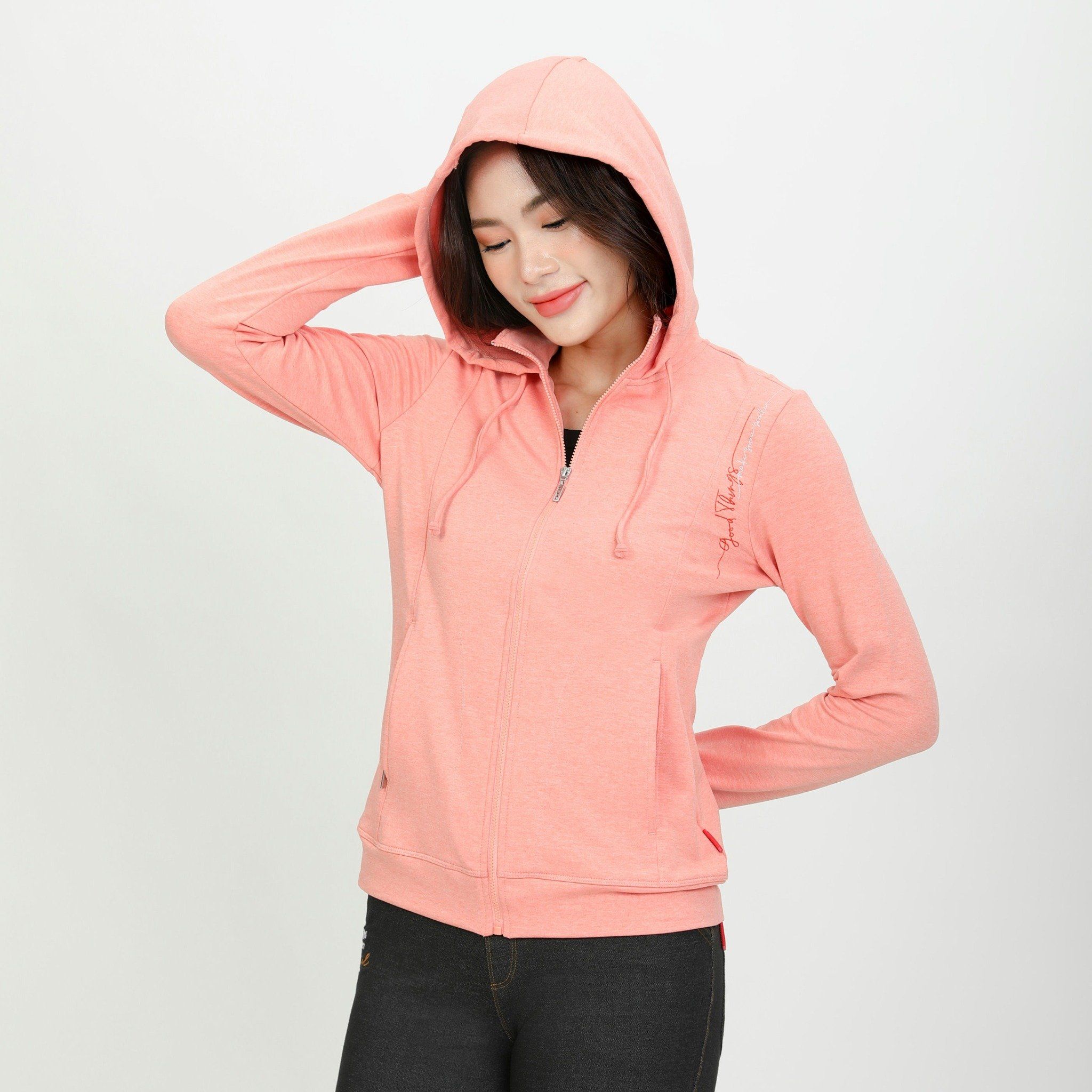 Áo khoác nữ chống nắng, chống UV chất vảy cá cotton cvc mát 401p 1286