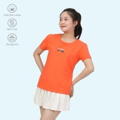 Áo thun nữ tay ngắn cổ tròn form suông chất cotton siêu mát 020p 0339