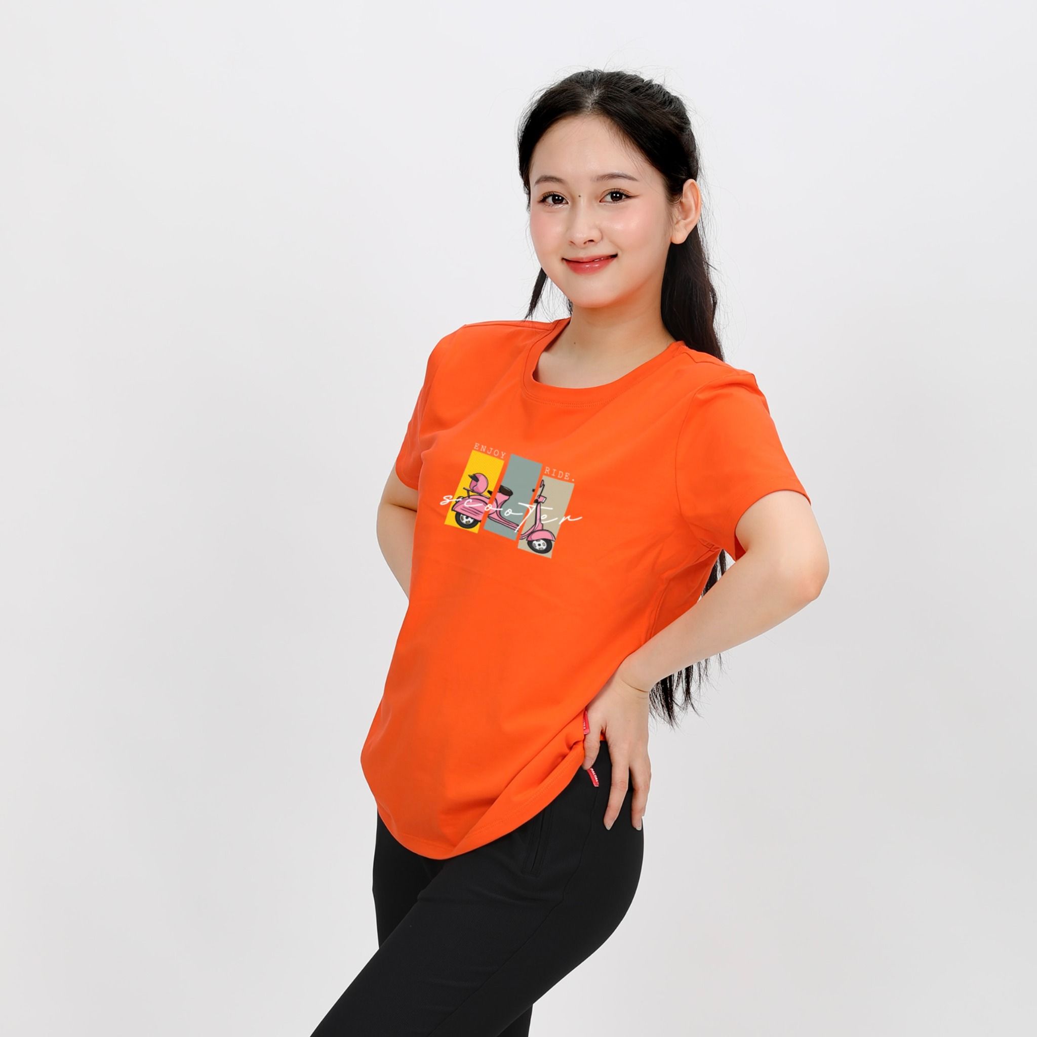 Áo thun nữ form suông chất cotton siêu mát 020p 0871