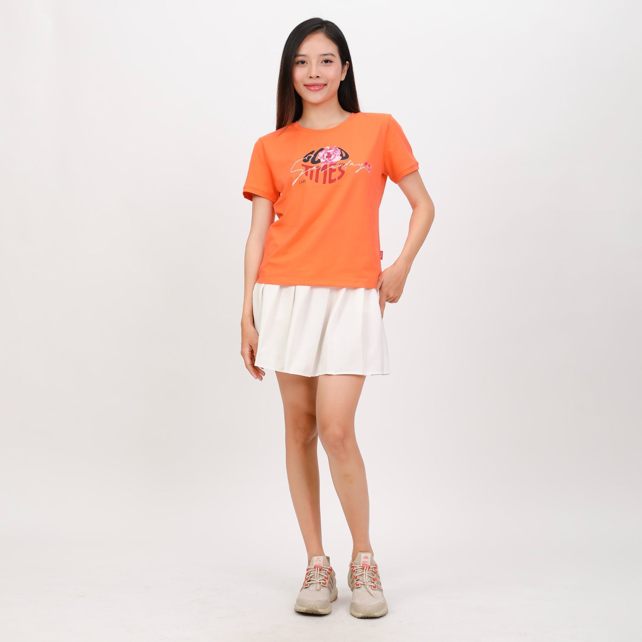 Áo thun nữ tay ngắn form cơ bản chất cotton siêu mát 020p 1992