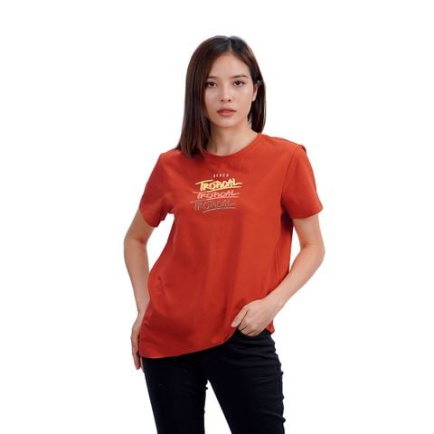 Áo thun nữ tay ngắn cotton cvc mát form rộng 190p 0204