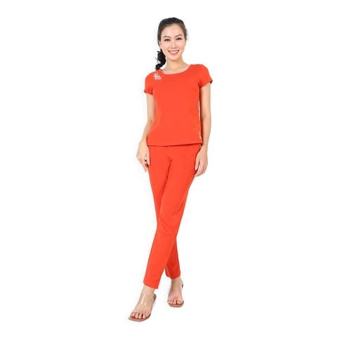 Đồ bộ mặc nhà cao cấp nữ kiểu quần dài tay ngắn cotton 023p 3230