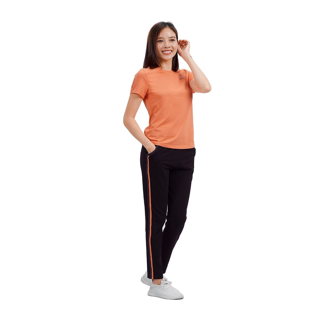Set đồ bộ nữ kiểu quần dài tay ngắn chất cotton siêu mát 023p 3276