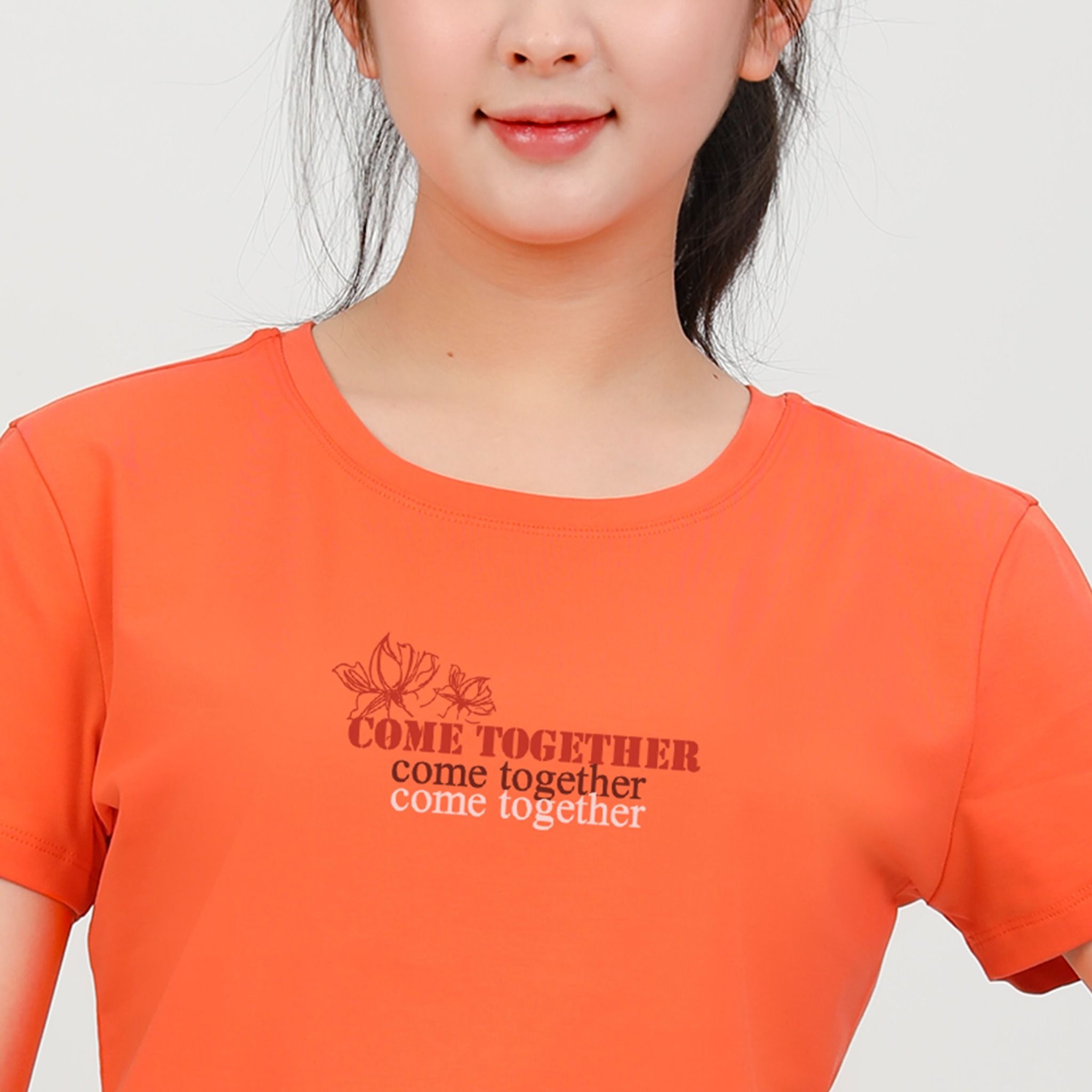 Áo thun nữ tay ngắn Cổ Tròn Form Suông chất cotton siêu mát 020p 0321