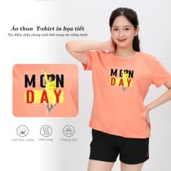Áo thun nữ form suông thời trang chất cotton siêu mát 020p 1071