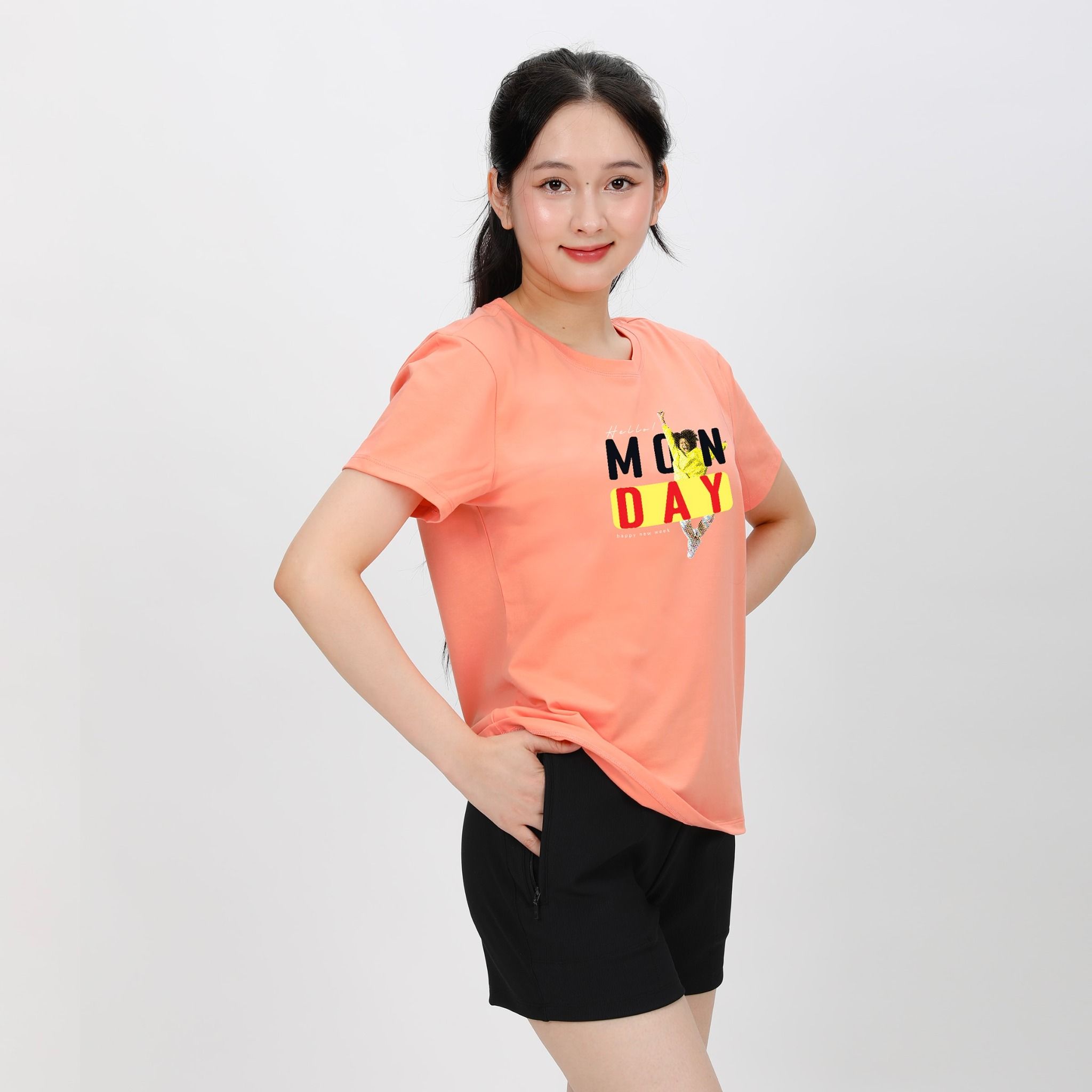 Áo thun nữ form suông thời trang chất cotton siêu mát 020p 1071