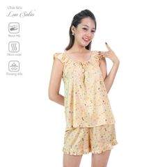 Bộ đùi không tay cao cấp lụa nhung 265p 5132