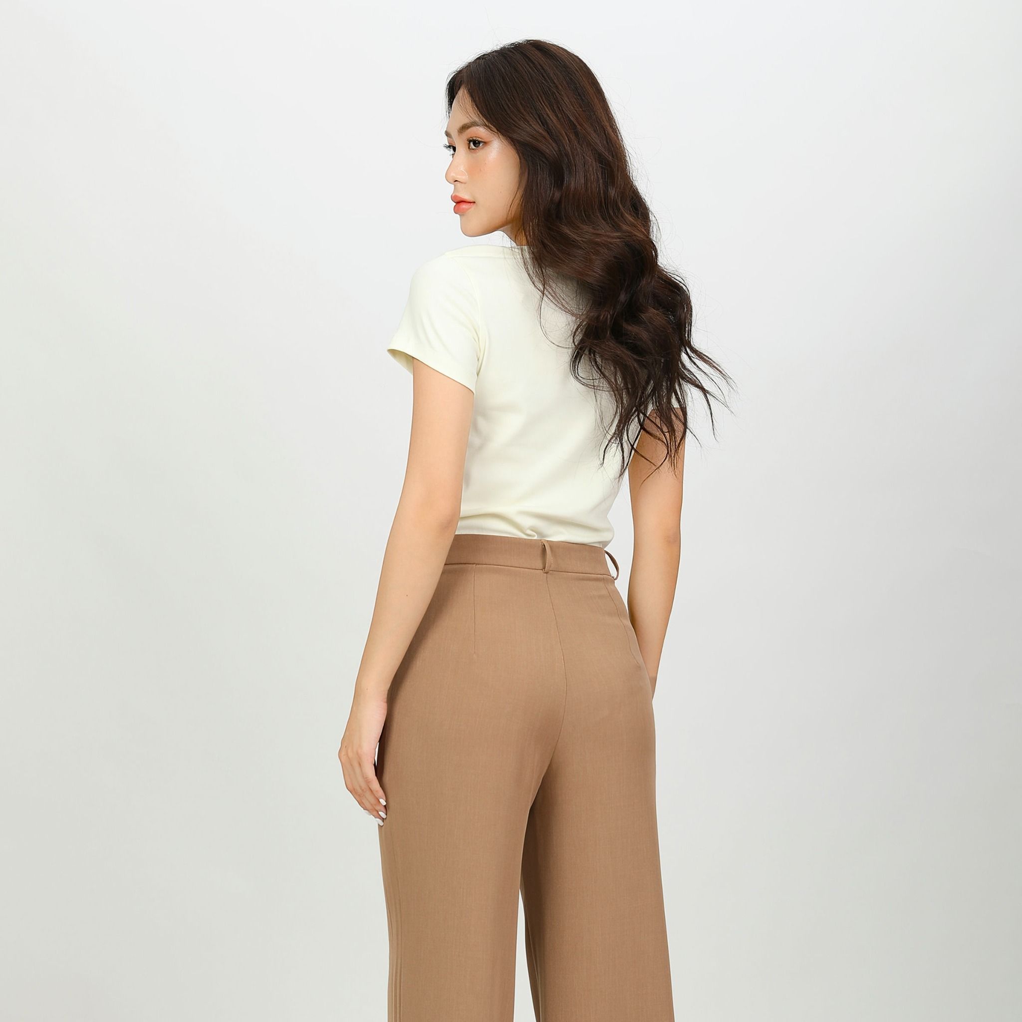 Quần dài form suông chất LYOCELL QD 578p 8523