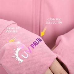 Áo khoác chống nắng cao cấp poly cát logo UV đổi màu 311p 1250