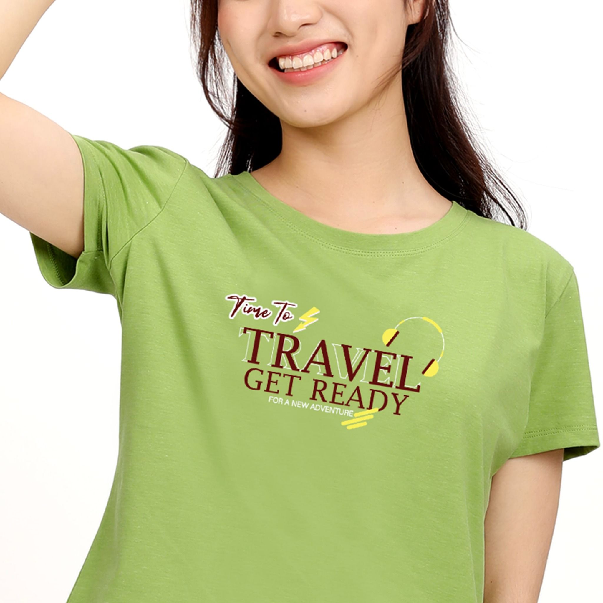Áo thun nữ form suông chất cotton siêu mát 190p 0411