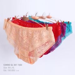 BST Combo 02-06-10 Quần lót nữ chất Ren 087p 7381 / 7384