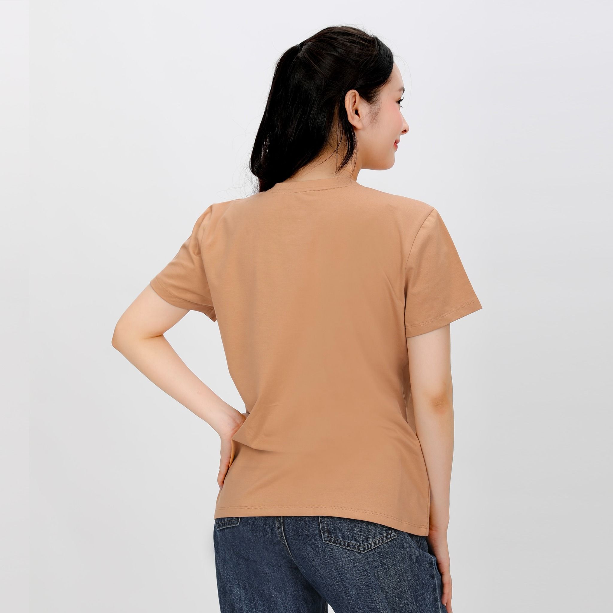 Áo thun nữ tay ngắn form suông chất cotton siêu mát 020p 0283