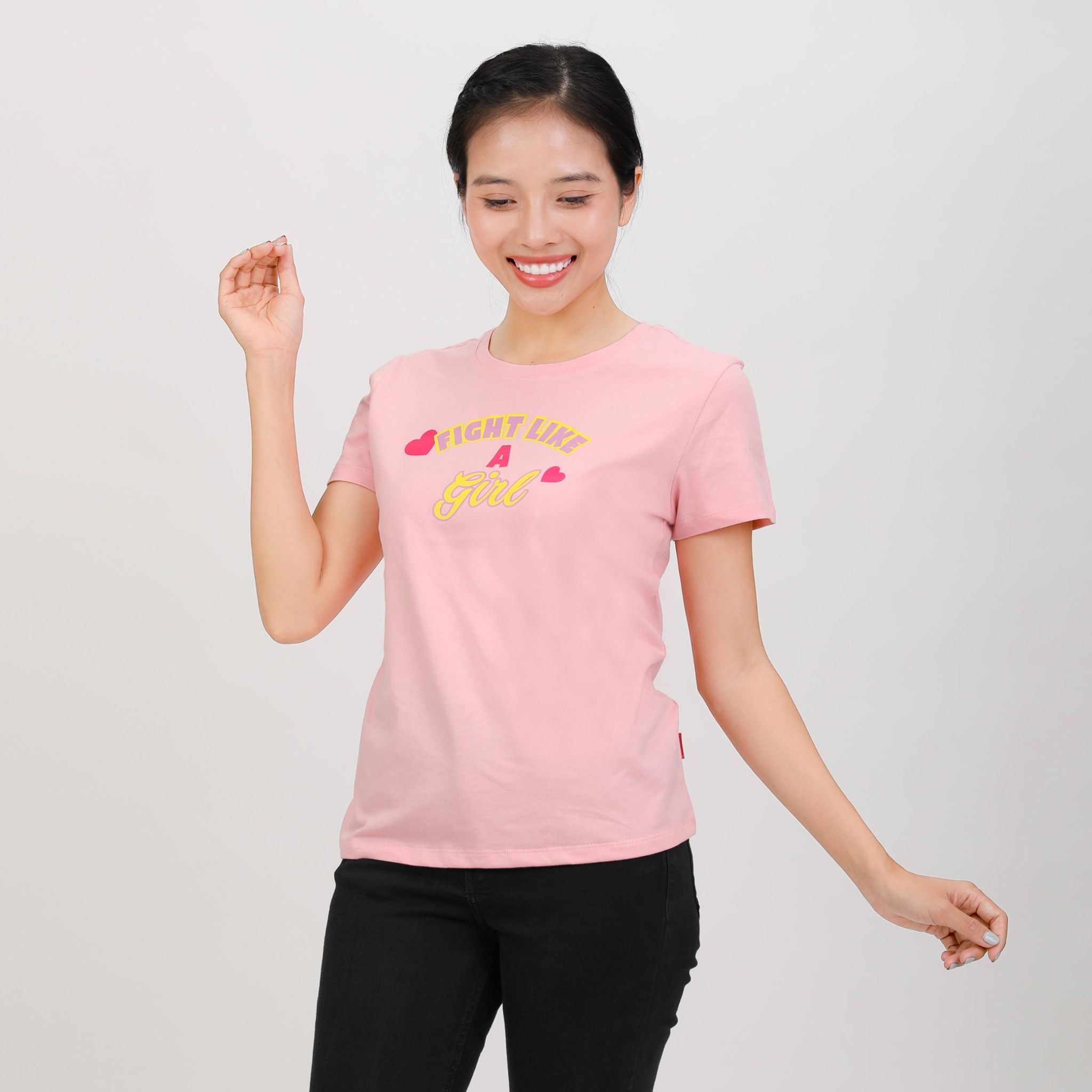 Áo thun nữ tay ngắn Form Suông chất cotton siêu mát 020p 0311