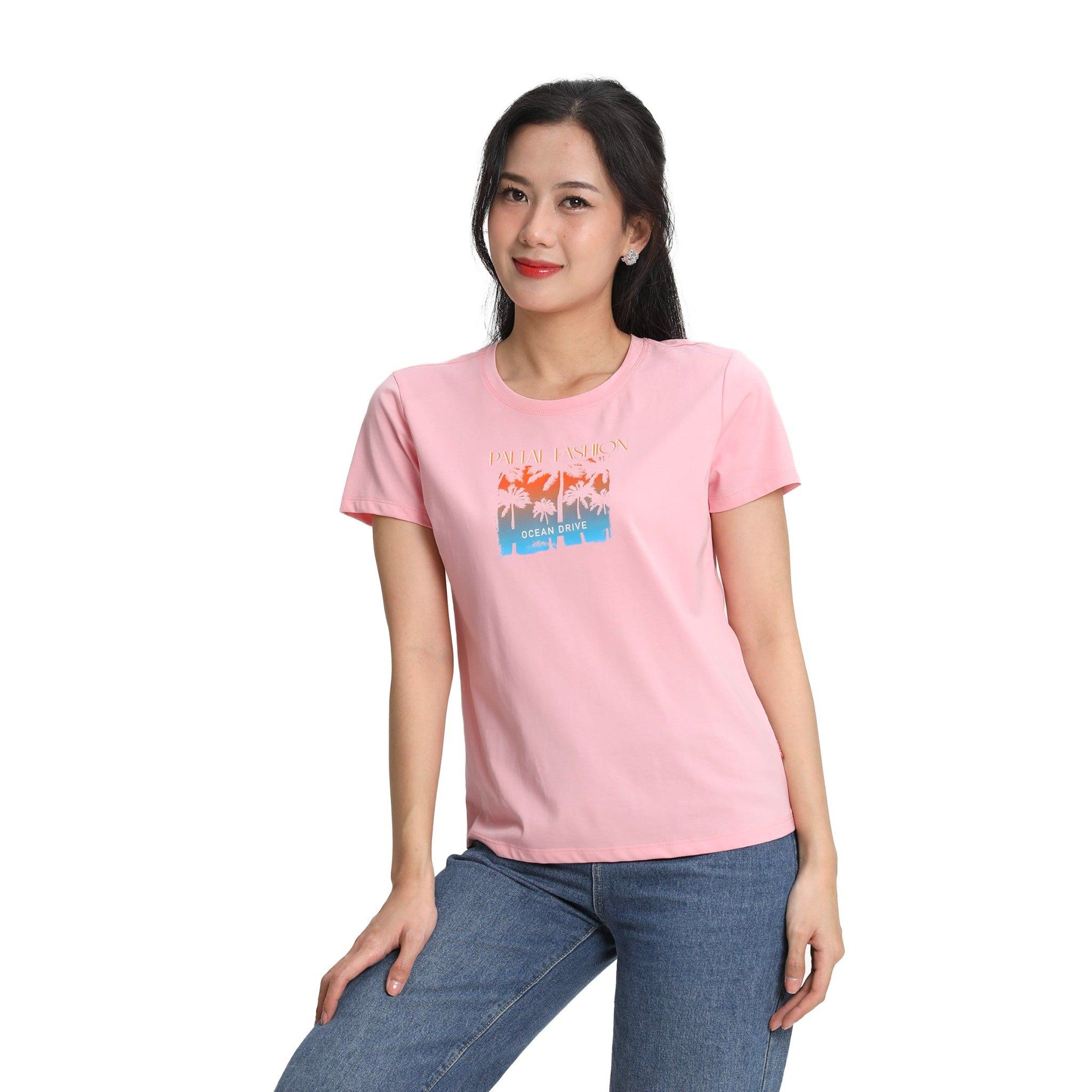 Áo thun nữ tay ngắn chất cotton siêu mát form suông 020p 1021