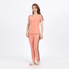 Set đồ bộ nữ kiểu quần dài tay ngắn cotton cvc mát 193p 3329