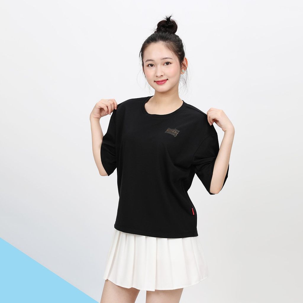 Áo thun nữ form vuông thời trang cotton cao cấp 190p 1342